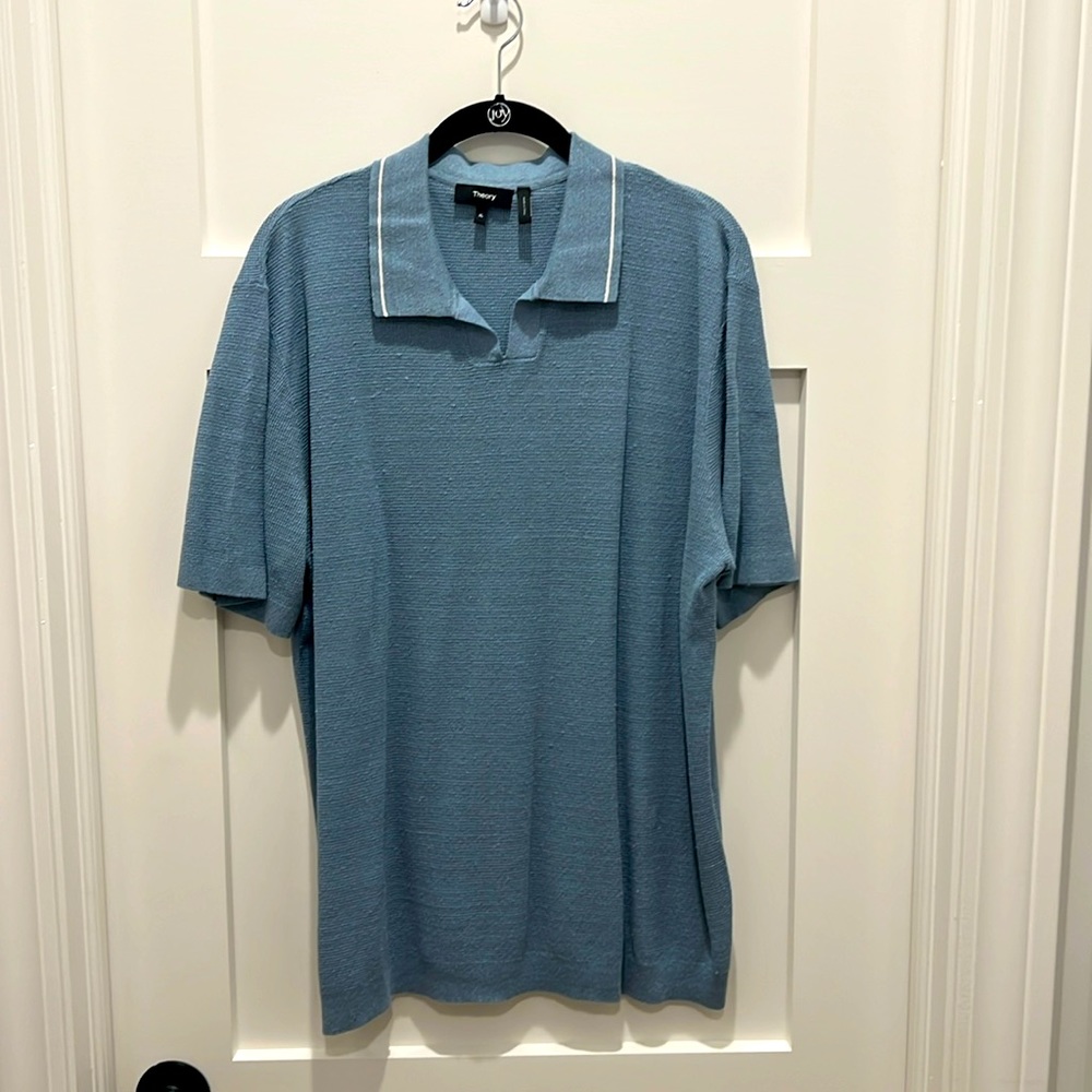 Theory Mens Polo Shirt XL